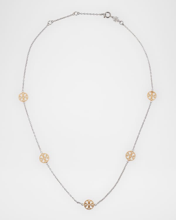 Tory Burch Kira Pearl Delicate Long Necklace Neiman Marcus