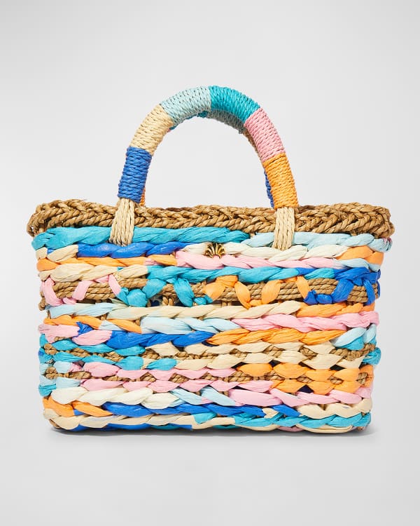Tory Burch Ella Logo-Embroidered Crochet Tote Bag