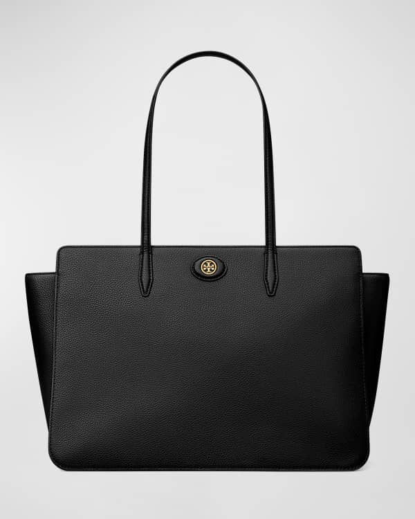 Tory Burch York Black Small Buckle Tote Excellent Condition!