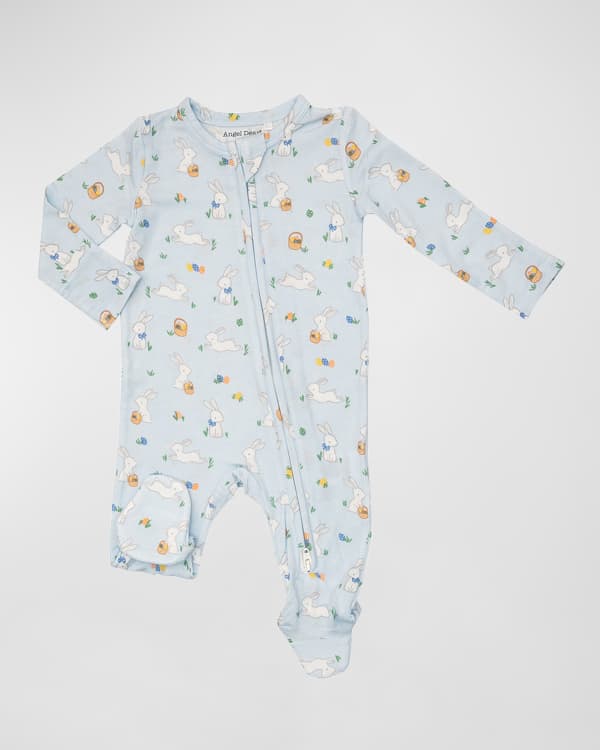 Angel Dear Boy's Dino Footie Pajamas, Size Newborn12M Neiman Marcus