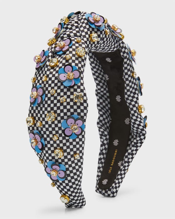 Lele Sadoughi Shimmer Confetti Knotted Headband Neiman Marcus