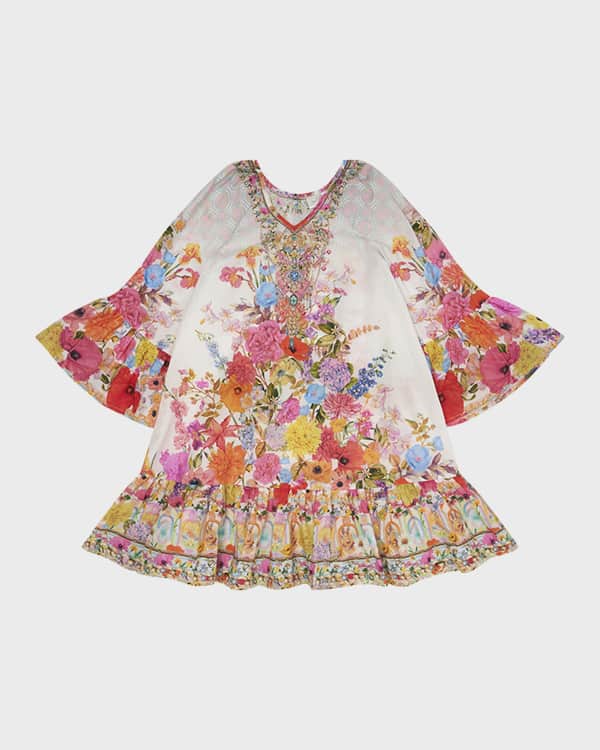 KIDS FRILL SLEEVE TOP 12-14 QUEENS BEE HIVE main image 1