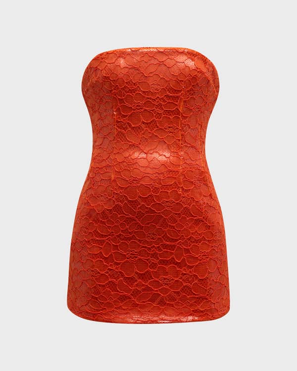 Strass Embellished Mini Dress