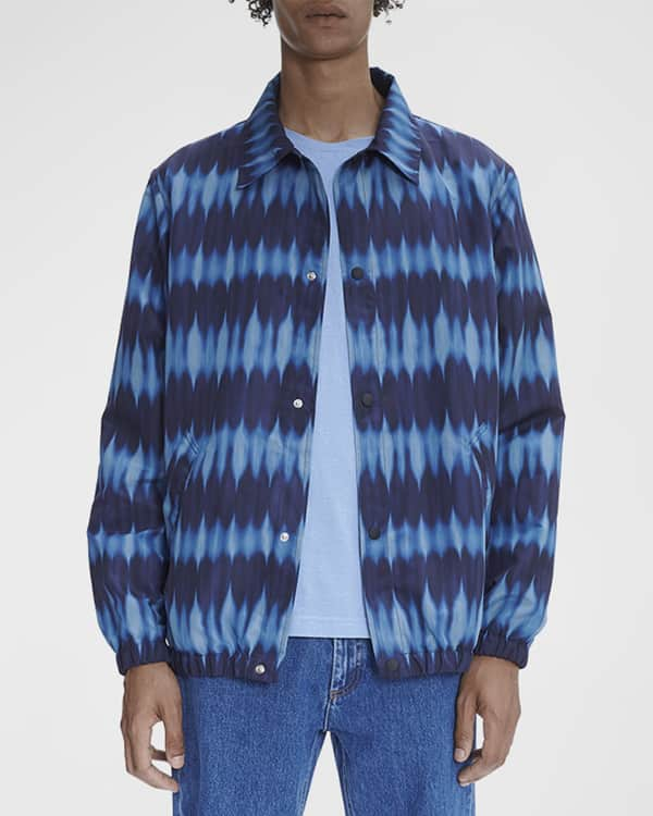 Berluti Reversible Jacquard Giant Scritto Bomber Jacket in Blue for Men