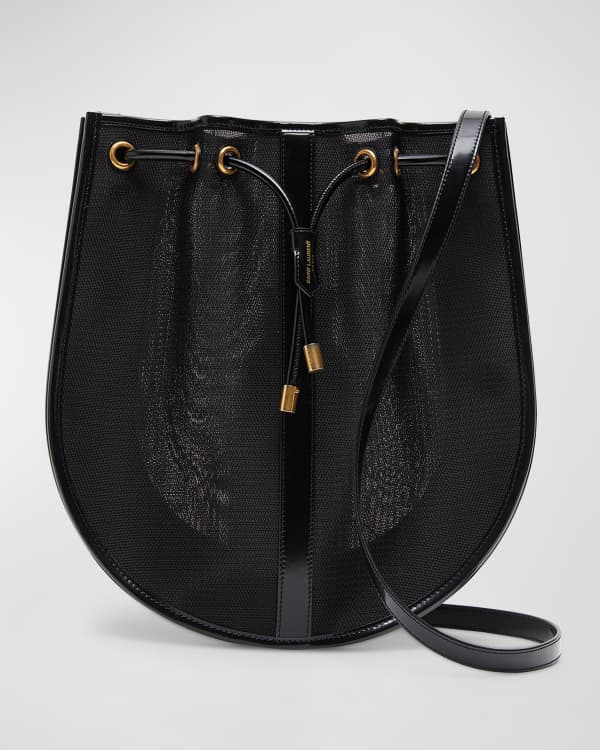 Kira Chevron Mini Bucket Bag Limone - ShopperBoard