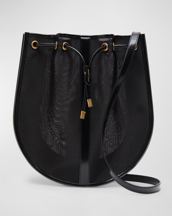 Saint Laurent YSL Monogram Vegan Leather Bucket Bag Neiman Marcus