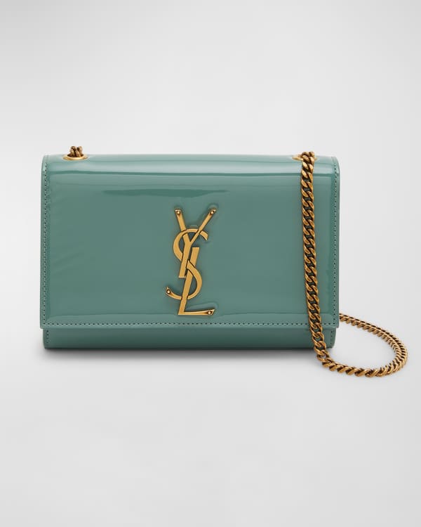 Saint Laurent Monogram Kate Wallet on Chain Crocodile Embossed Tassel -  MyDesignerly