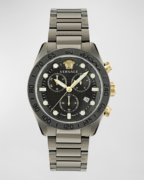 Versace dual time watch store