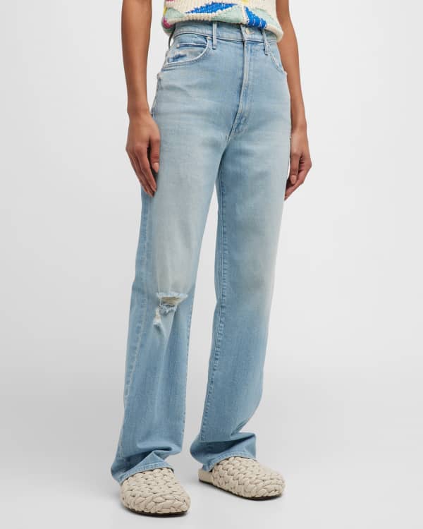RE/DONE 90s High-Rise Ankle Crop Jeans | Neiman Marcus