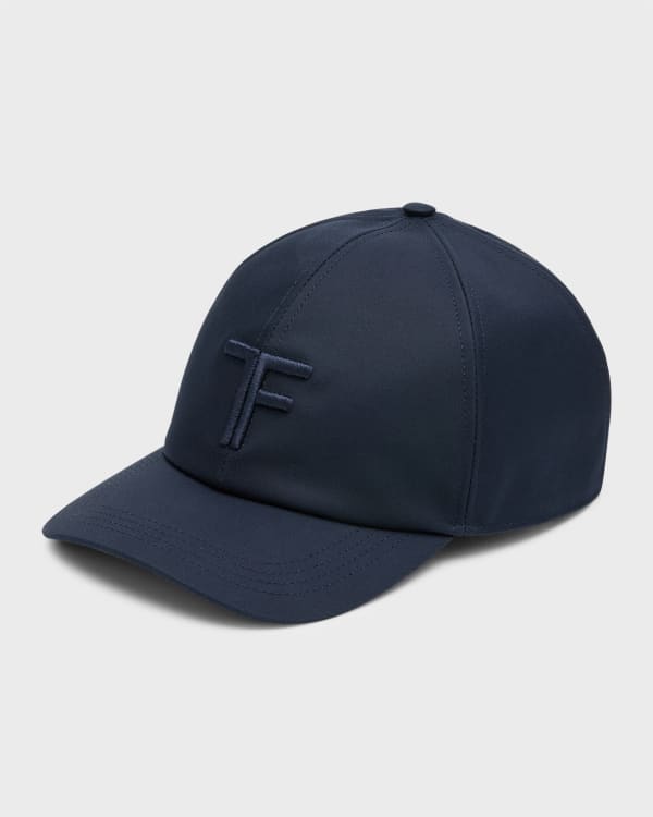 Givenchy Men s Flat Leather Cap w Horns Neiman Marcus