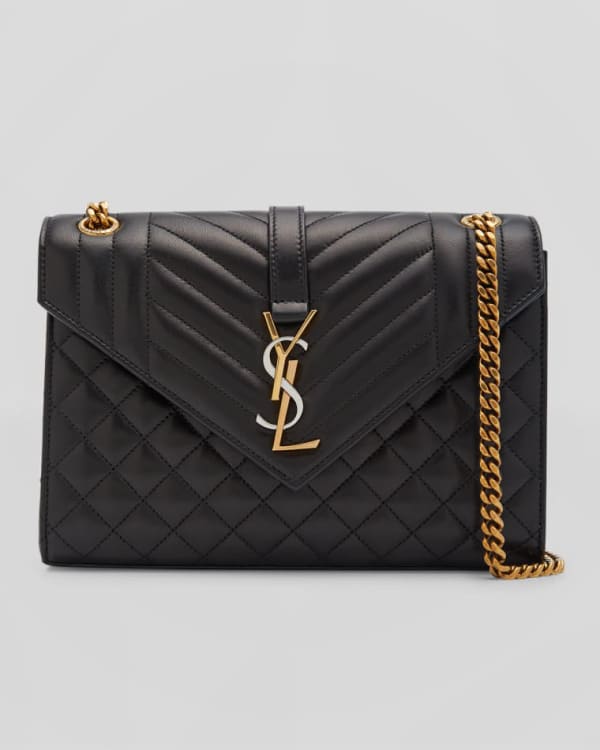 YSL Small Kate Shoulder Bag Black On Black - LVLENKA Luxury Consignment