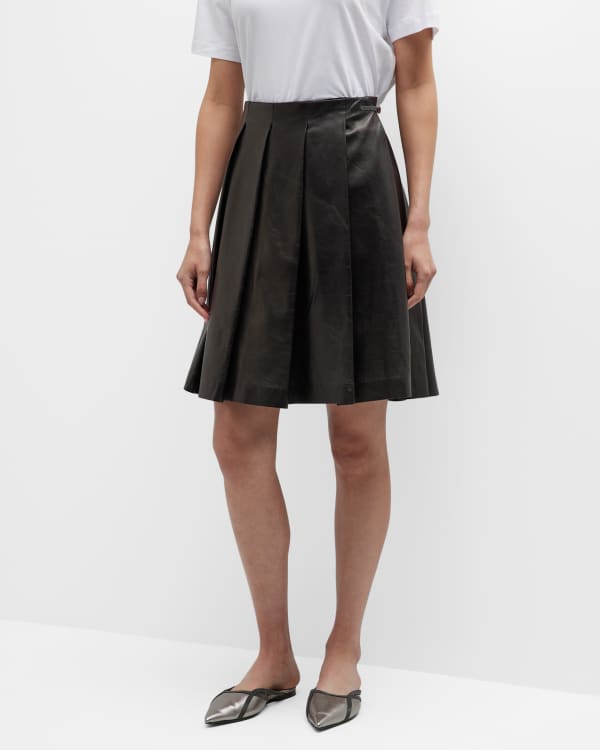 Leather skirt neiman clearance marcus