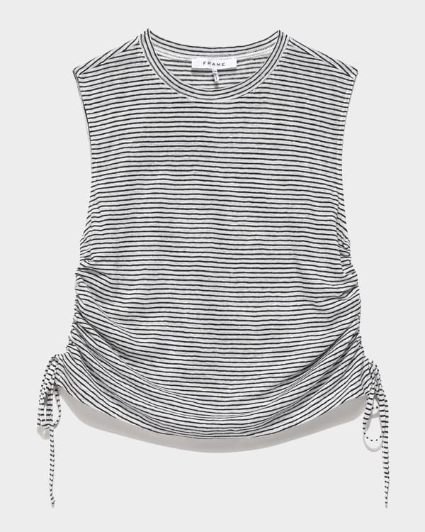 Sleeveless cable-knit top with high neck - T-shirts - BSK Teen