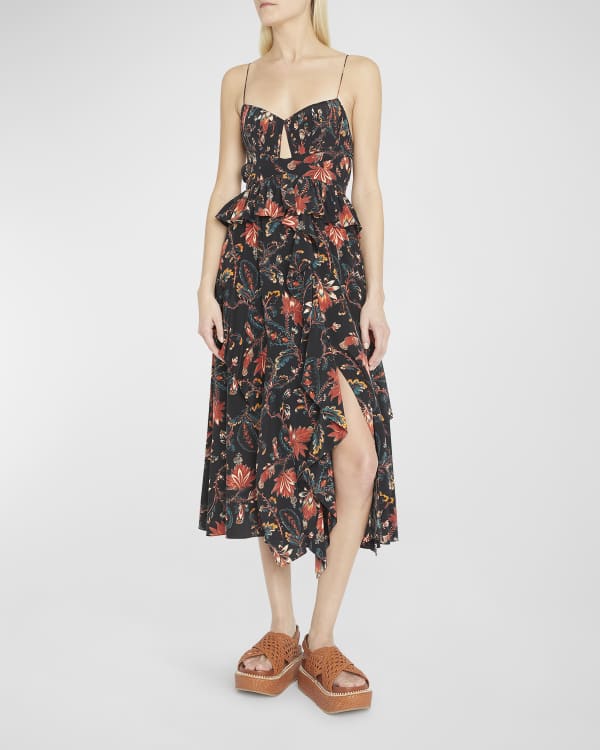 kate spade new york floral mosaic poplin dress - Bergdorf Goodman