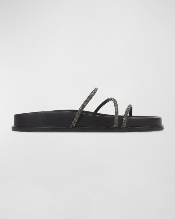 stuart weitzman studded jelly flat sandals