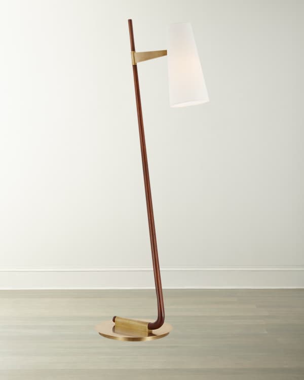 Visual Comfort Signature Mayotte Large Offset Floor Lamp By AERIN
