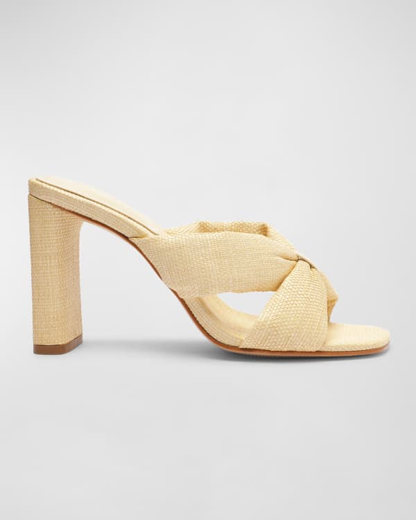 Schutz Allile Mid Heel Thong Sandals Neiman Marcus