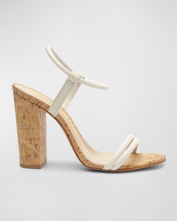 Cork chunky heel online sandals