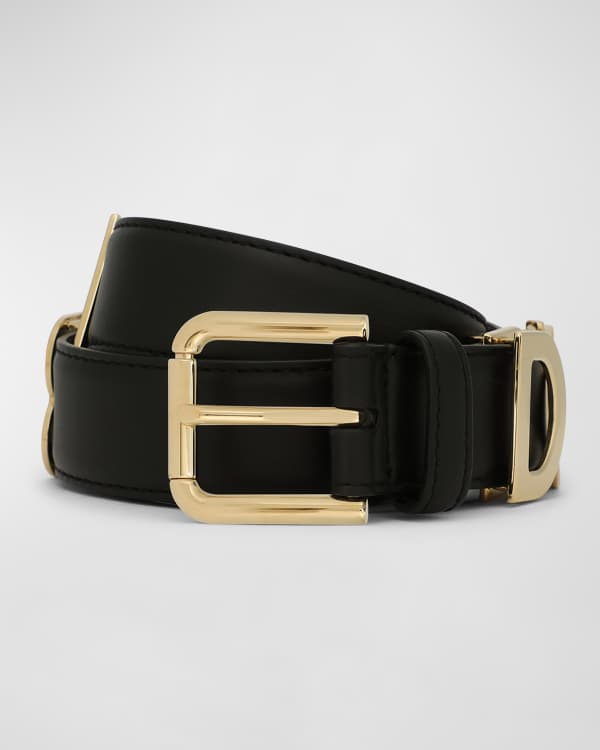 Dolce & Gabbana-DG embellished leather belt main image 0