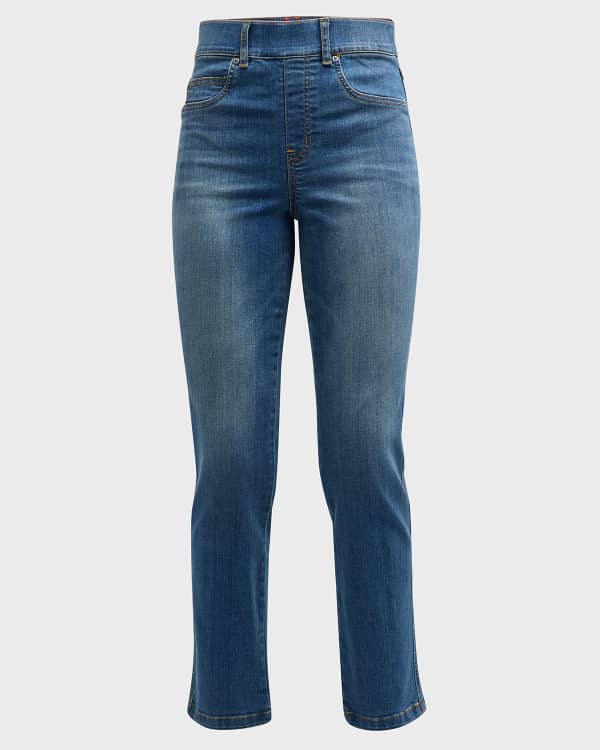 PAIGE The High Rise Laurel Canyon Straight-Flare Jeans | Neiman Marcus