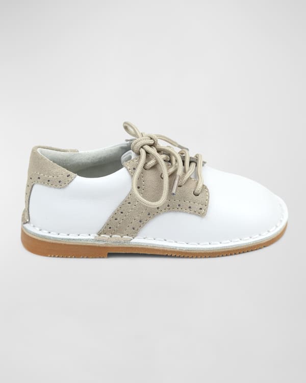 L'Amour Shoes Mason TwoTone Nubuck Leather Saddle Oxford Shoes, Baby/Toddler/Kids Neiman Marcus