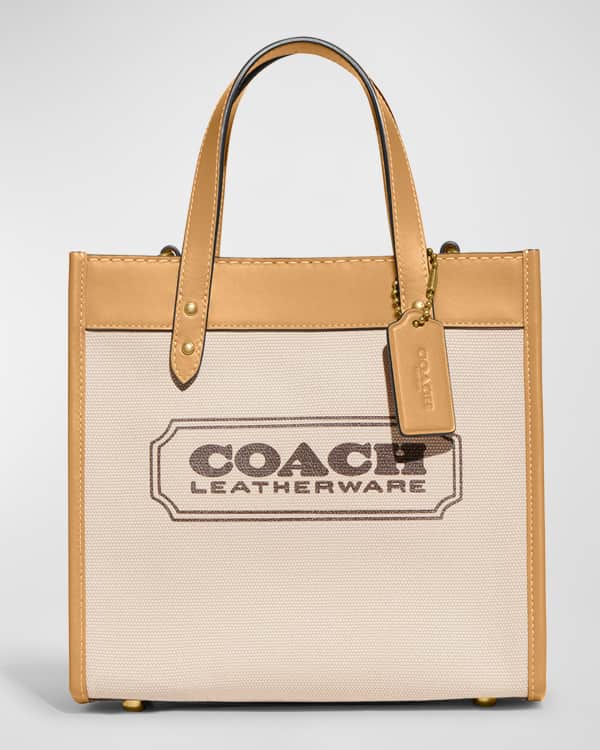 Coach Field Horse and Carriage Coated Canvas Tote Bag | Neiman Marcus