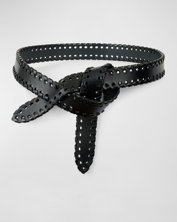 lecce leather belt