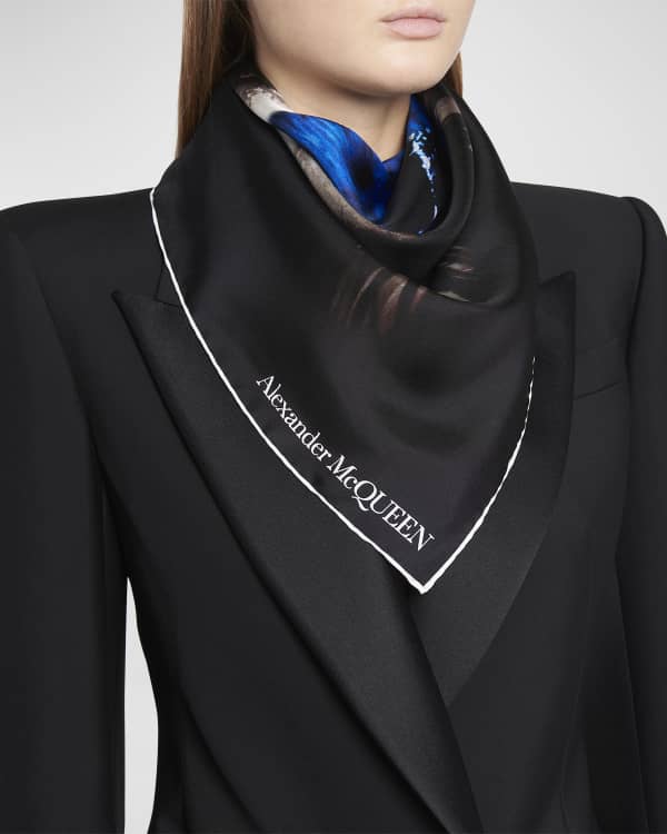 Alexander mcqueen store silk scarves
