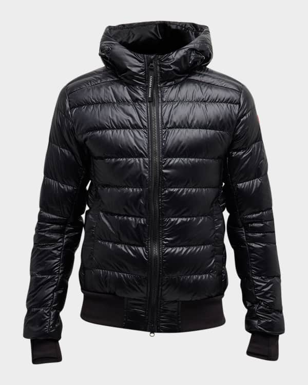 Mackage Men's Kent Lustrous Monogram Down Jacket | Neiman Marcus