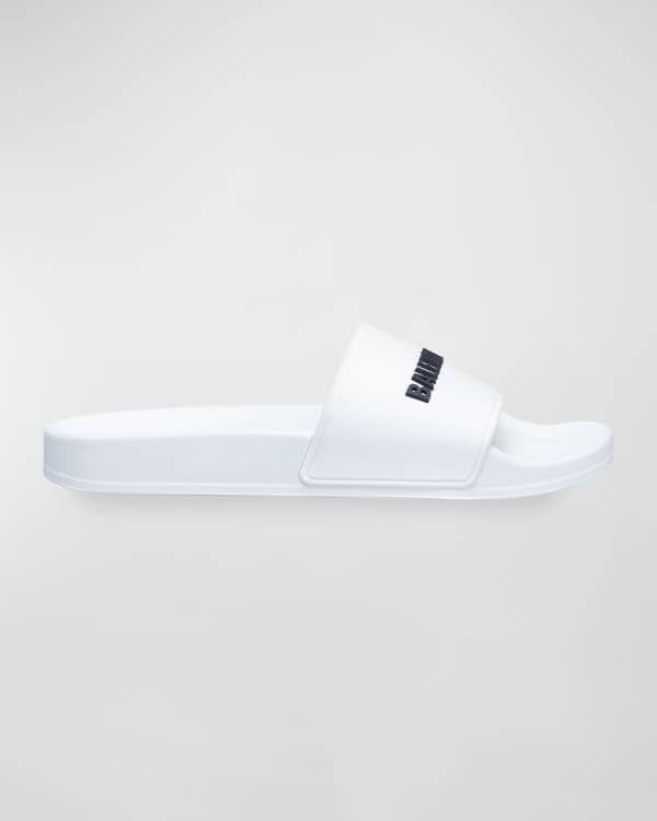 Off-White | Men Meteor Rubber Slide Sandals White 40