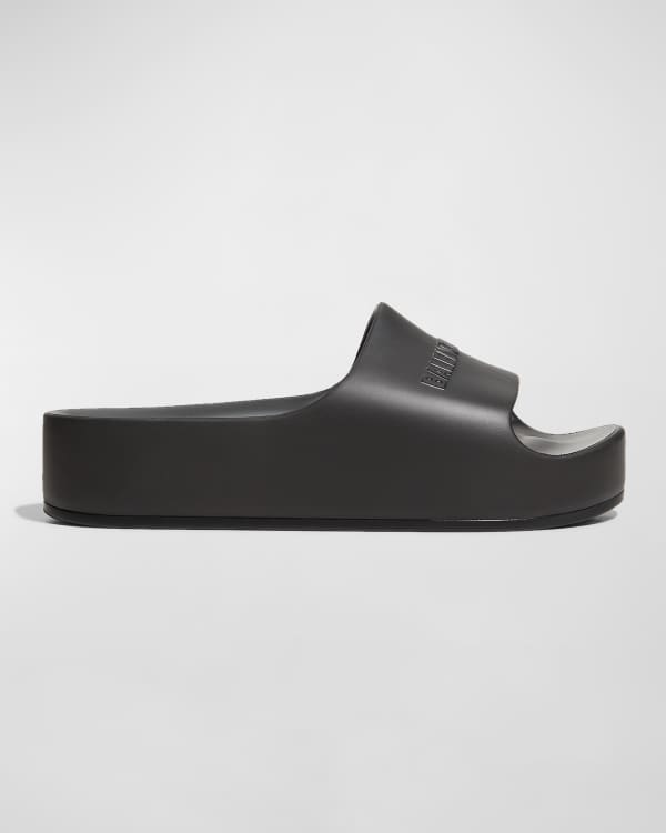 Balenciaga Furry Slide Black White (Women's)