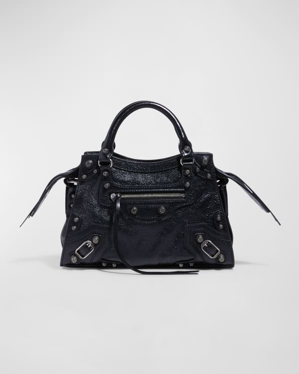 Balenciaga Neo Classic City XS Croc-Embossed Top-Handle Bag