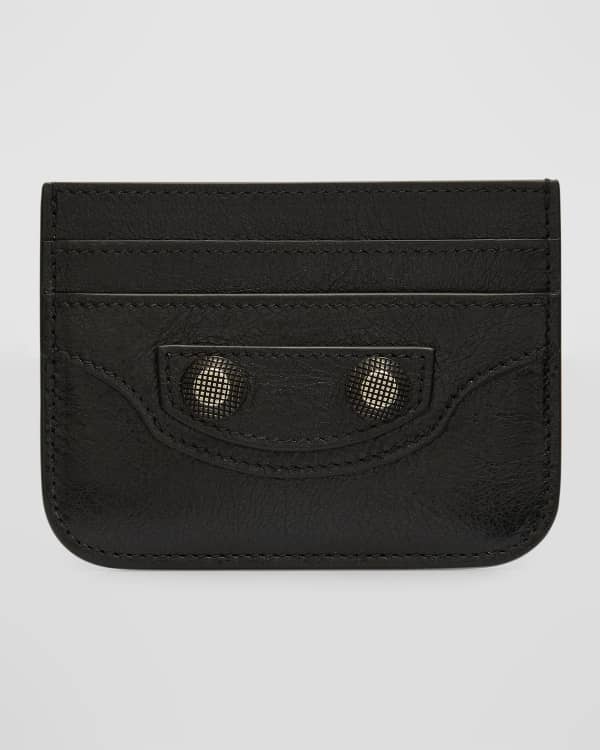 【Balenciaga】Le City Leather Card Holder ☆送料込☆正規品 Balenciaga: Black 'Le City' Card Holder | SSENSE