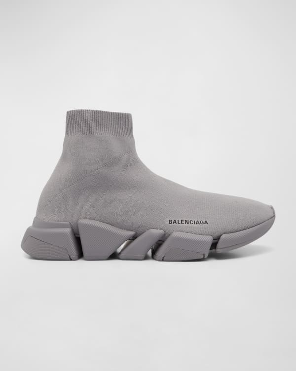 Balenciaga speed trainer low silver store