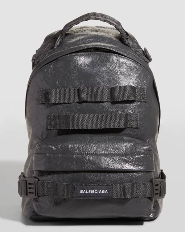 Balenciaga Men's Explorer Small Pouch with Strap Graffiti