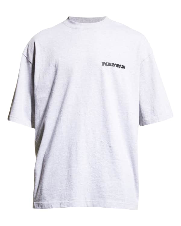 Balenciaga Men's Oversized Olympic Logo T-Shirt | Neiman Marcus