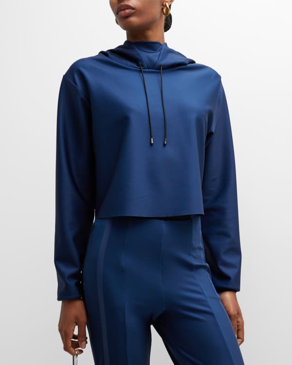 Sweaty Betty THERMA RUNNING HALF ZIP - Long sleeved top - deep blue/dark  blue 