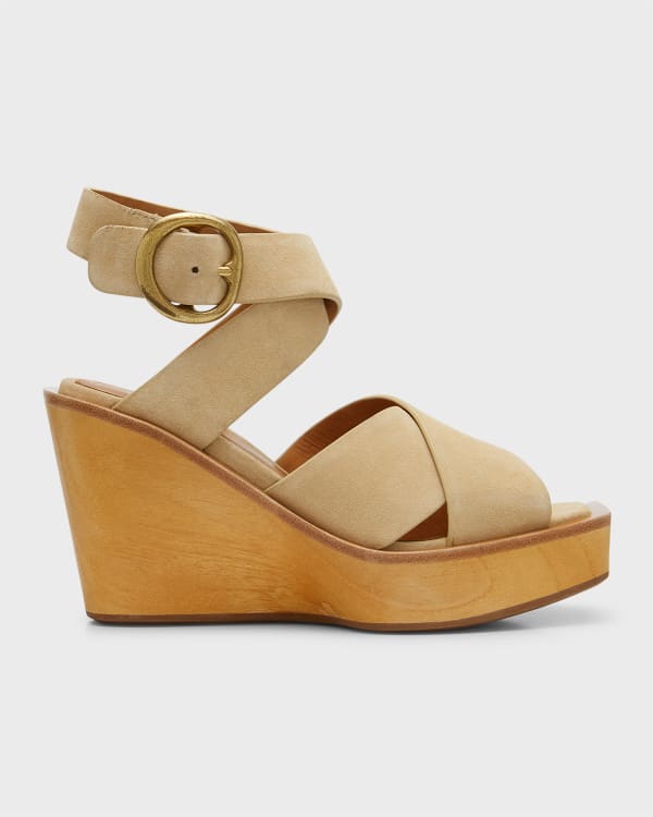 Marc Fisher Ltd. Nelly Ankle Strap Wedge Sandal