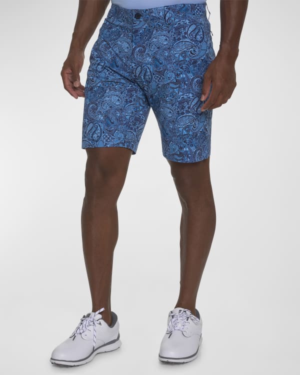 Robert Graham Men s Emeilio Waffle Knit Shorts Neiman Marcus