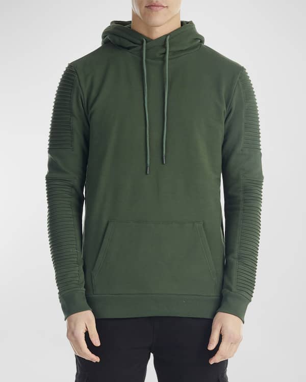 S-ALBY-RIP Men: Logo hoodie with ripped detailing