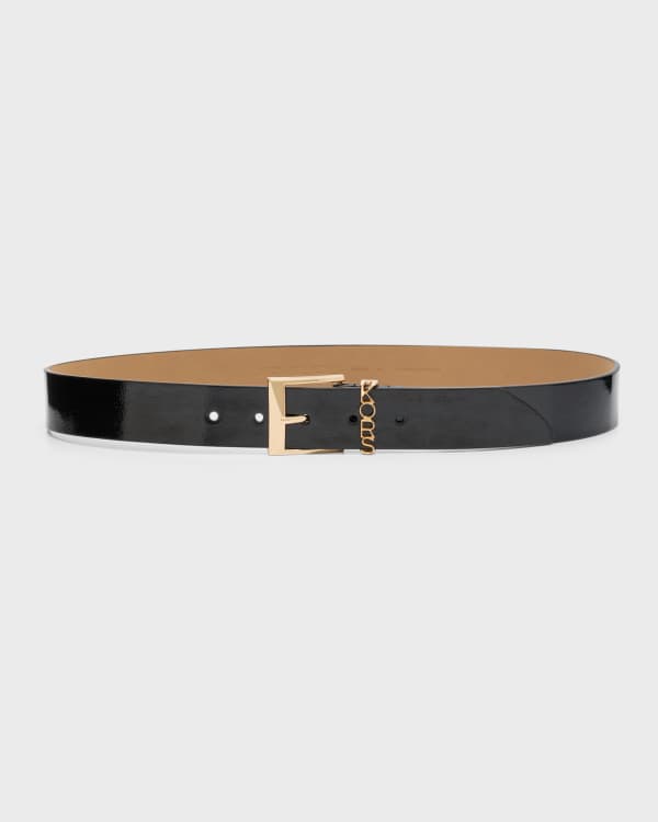 Women's Dg Logo And Leo Print Leather Belt by Dolce & Gabbana