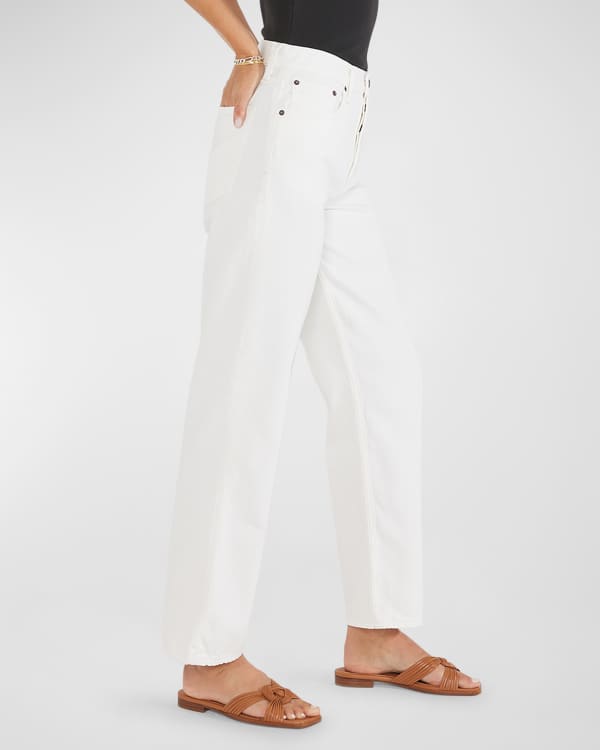 Ulla Johnson The Agnes Straight-Leg Denim Jeans | Neiman Marcus