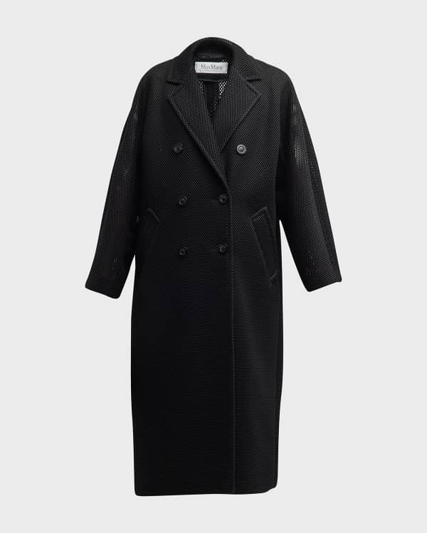 THE ROW Diana Cashmere Double-Breasted Long Pea Coat | Neiman Marcus