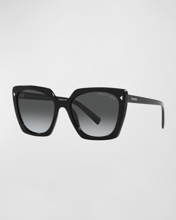 Prada Square Colorblock Sunglasses Neiman Marcus