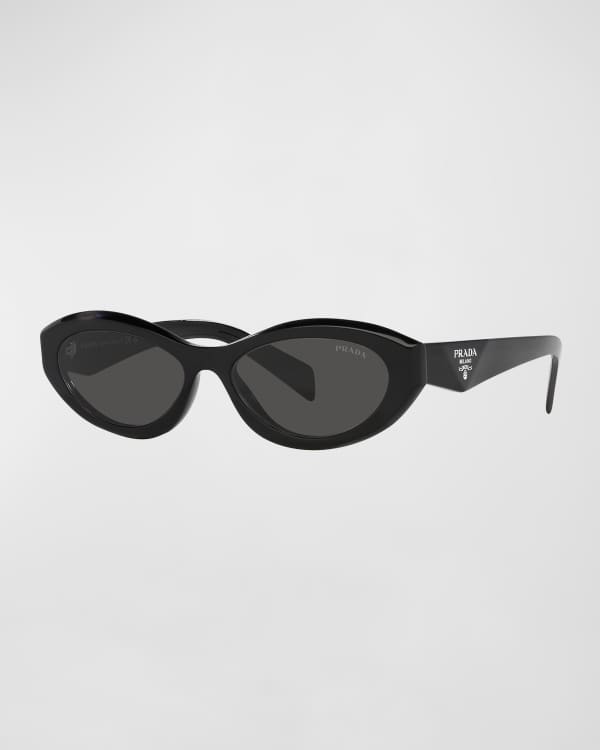 Prada oval sales cat eye sunglasses