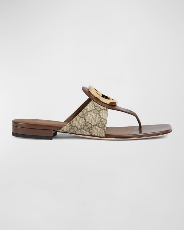 Gucci web thong sandals sale
