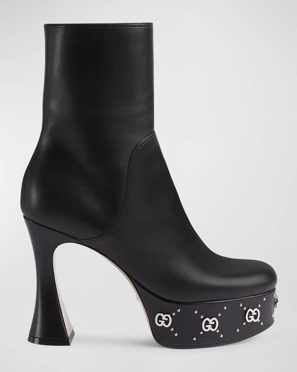 Valentino Garavani Club Beatle Roman Stud Chelsea Platform Booties ...