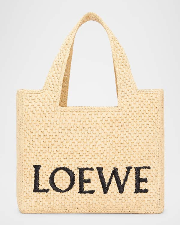 Loewe Bracelet Pouch Raffia Shoulder Bag