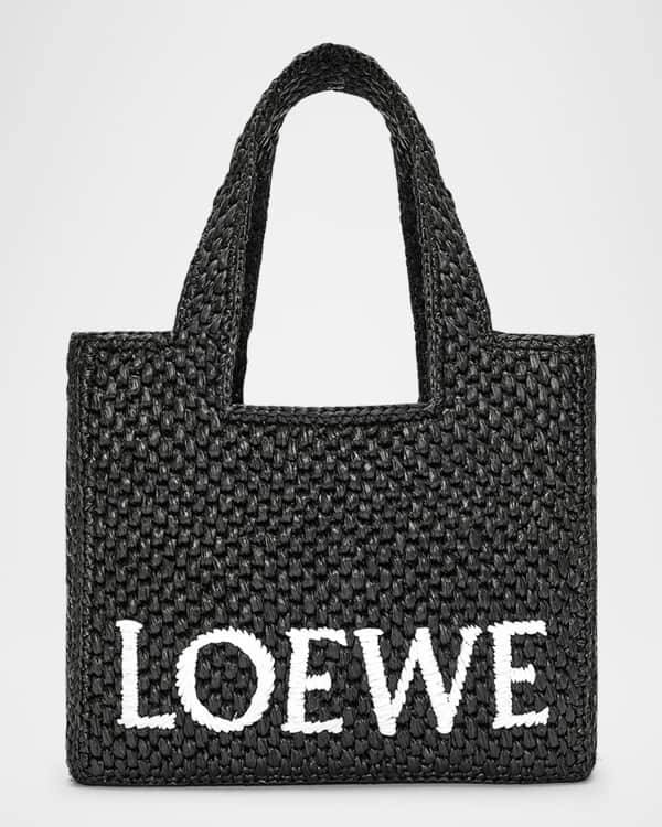 Loewe Toast Logo Canvas Tote Bag Neiman Marcus