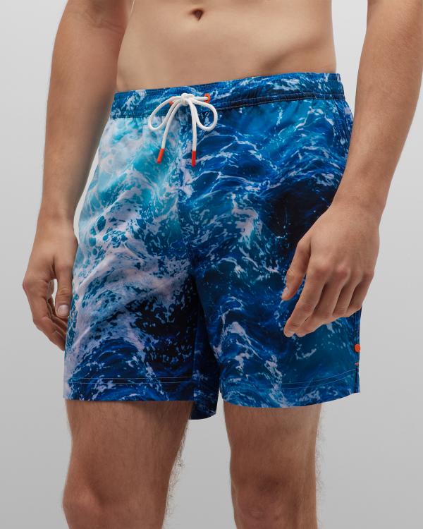 VILEBREQUIN Men Swim Shorts Solid Bicolor